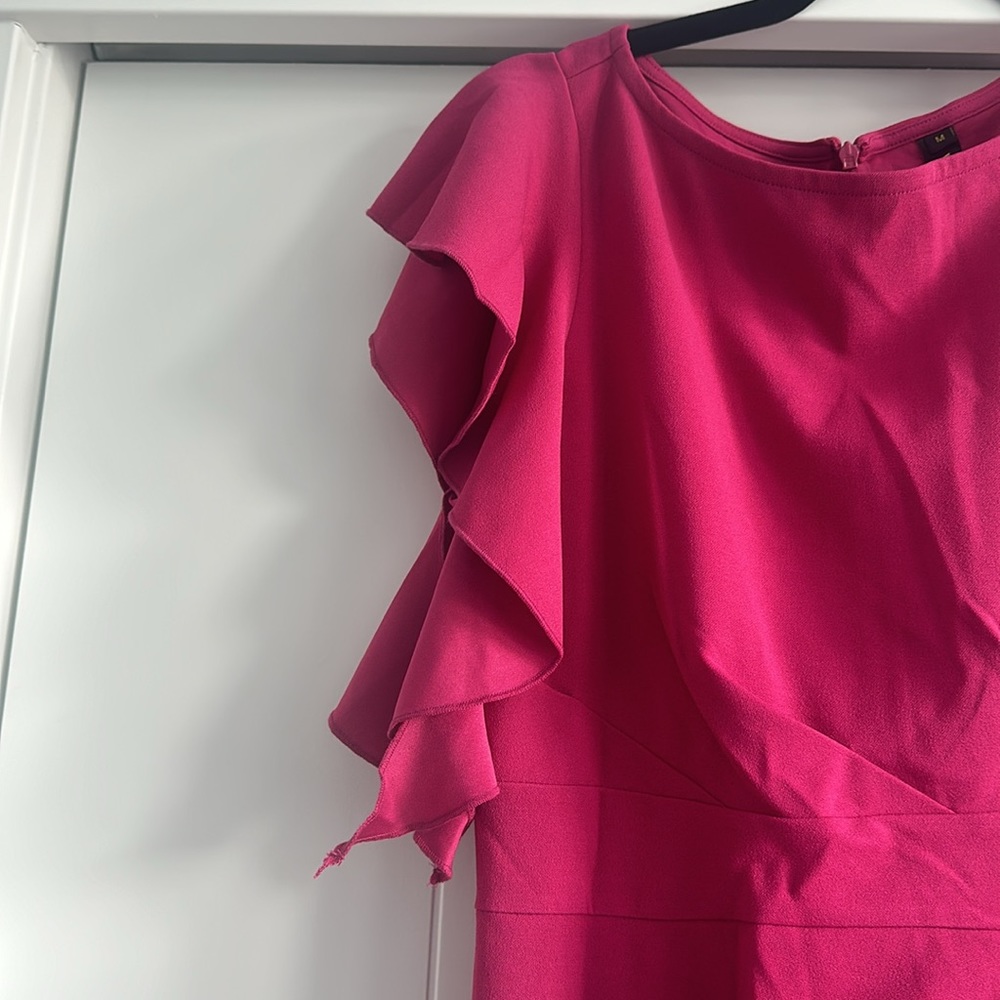 WOOSEA Pink High Neck Sleeveless Long Dress - Picture 4 of 5